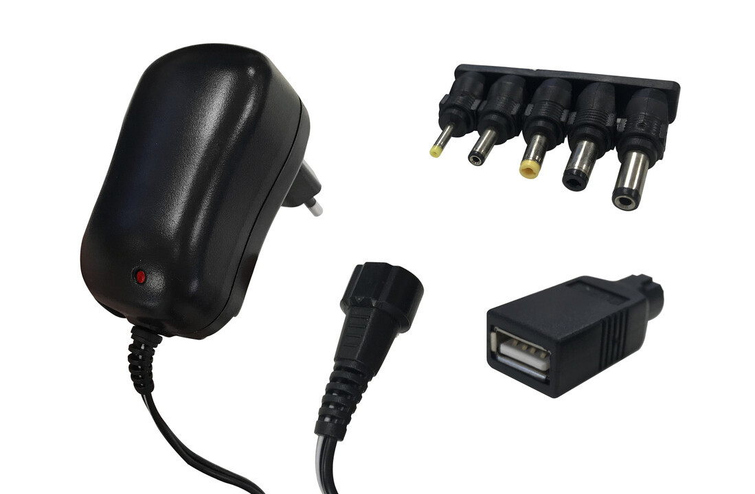 ALIMENTADOR 1000MA ADAPTADORES + USB