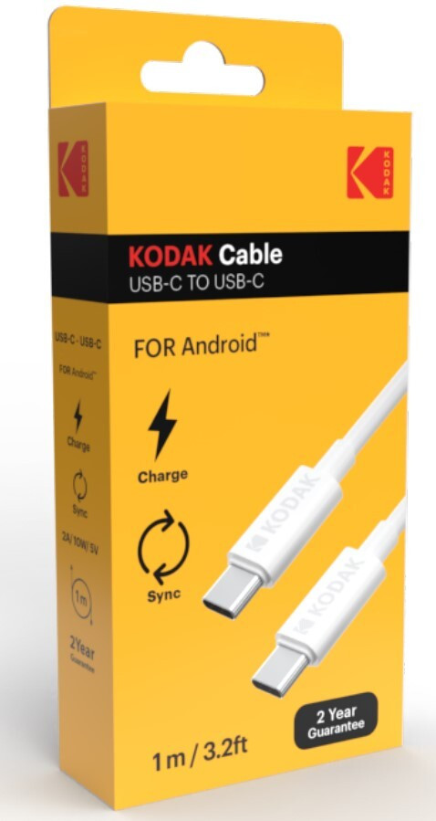 30425972 1m CABLE CONEXION USB C-USB C 5V 2A KODAK