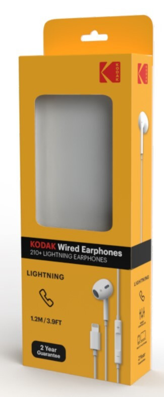 30425736 AURICULARES INTRAUDITIVOS BLANCOS 1,2m 210+ LIGHTNING KODAK