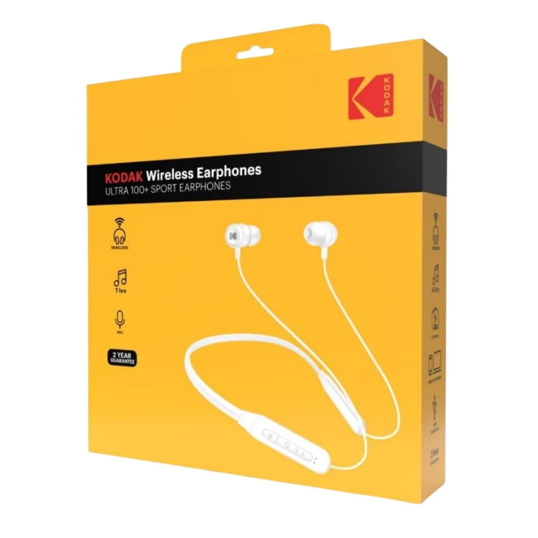 30427464 AURICULARES INALAMBRICOS BLANCOS DEPORTIVOS KODAK