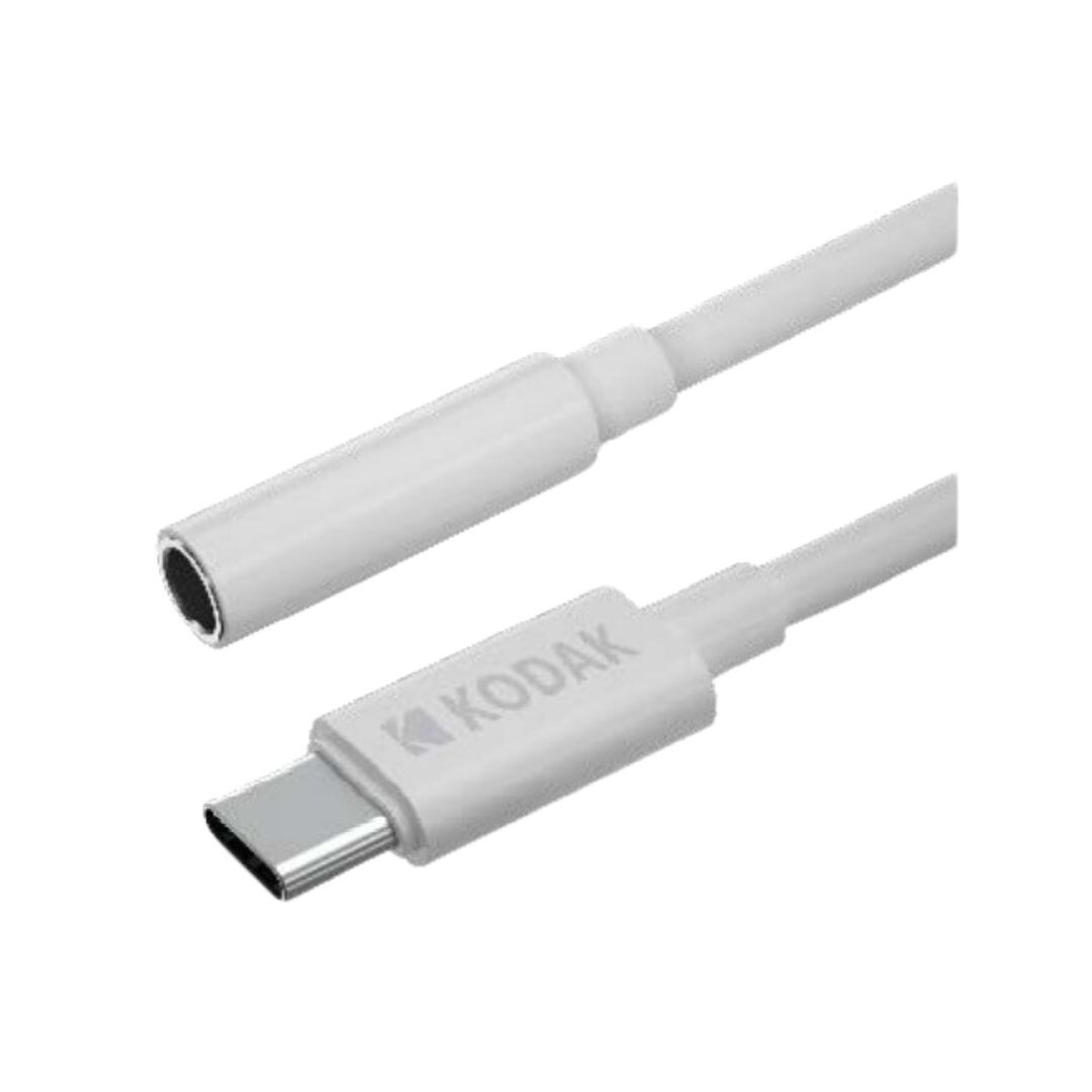 30425859 10cm CABLE ADAPTADOR AUDIO JACK 3,5mm-USB C KODAK