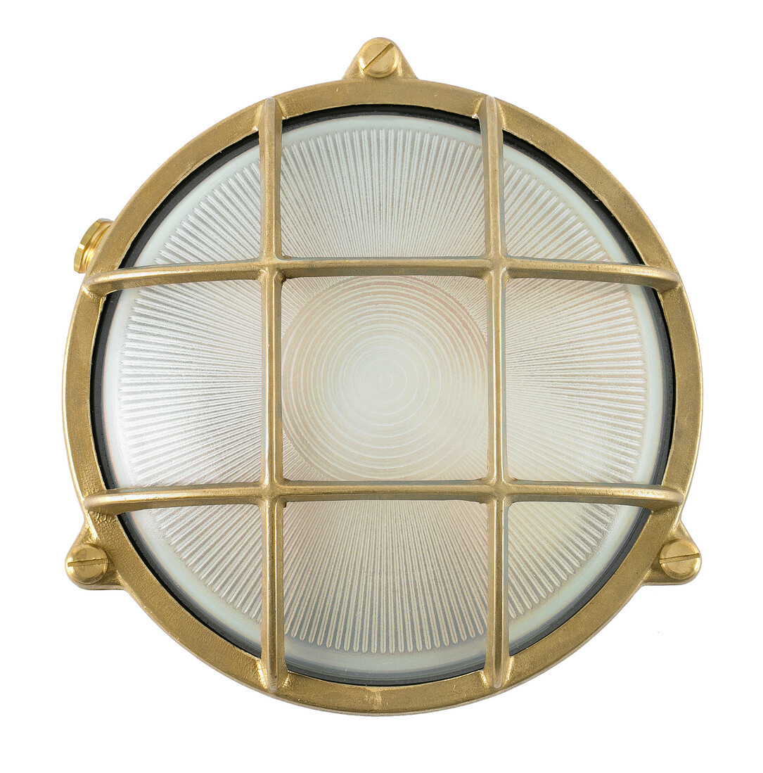 70999 APLIQUE REDONDO EXT NORAY LATON E27 IP65 FAR