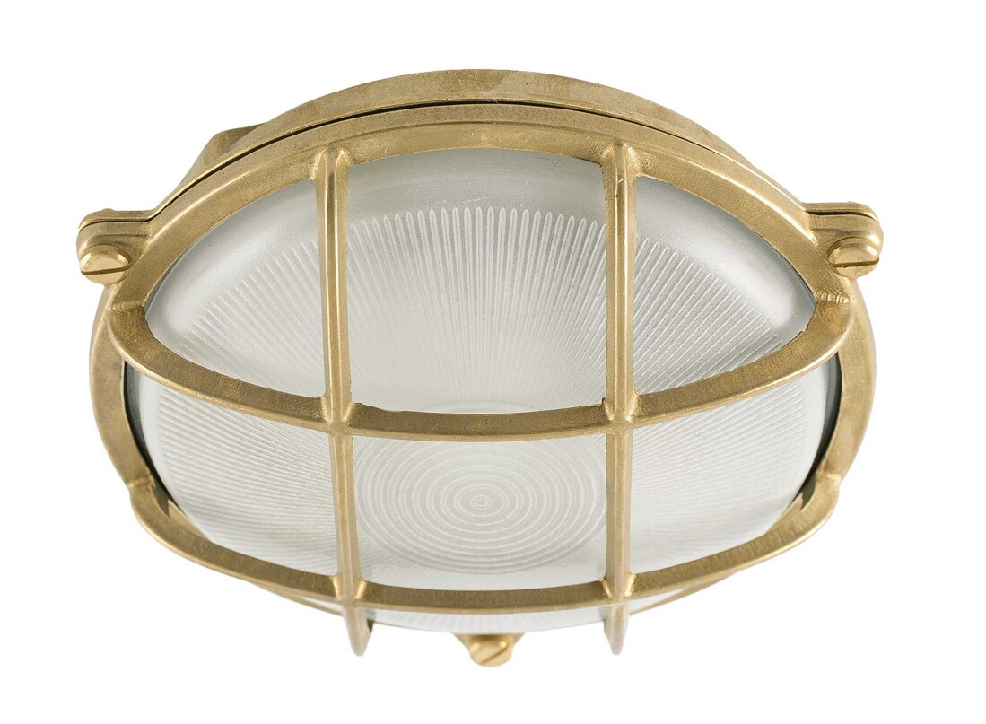 70999 APLIQUE REDONDO EXT NORAY LATON E27 IP65 FAR