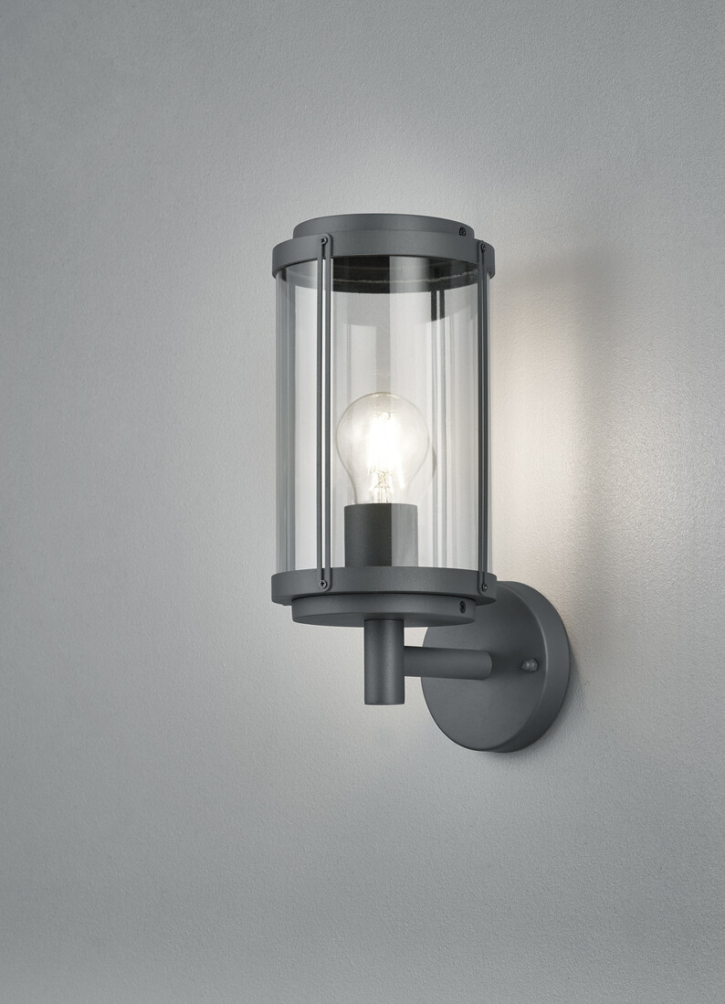 202360142 APLIQUE PARED ALUMINIO ANTRACITA TANARO E27 IP44 TRIO