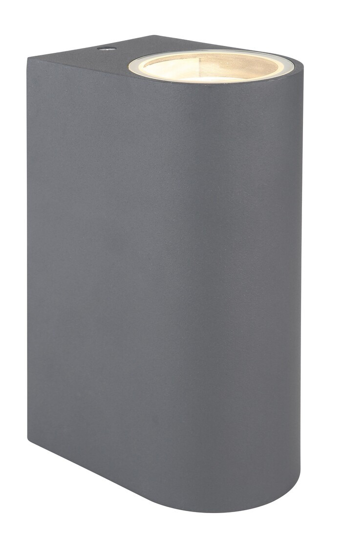 34163-2 APLIQUE EXTERIOR 2XGU10 35W ALUMINIO ANTRACITA IP44 VERONIKA GLOBO
