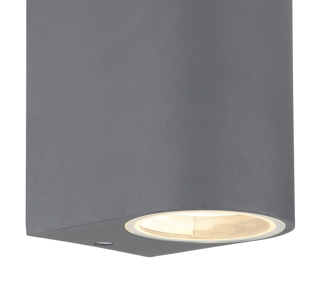 34163-2 APLIQUE EXTERIOR 2XGU10 35W ALUMINIO ANTRACITA IP44 VERONIKA GLOBO