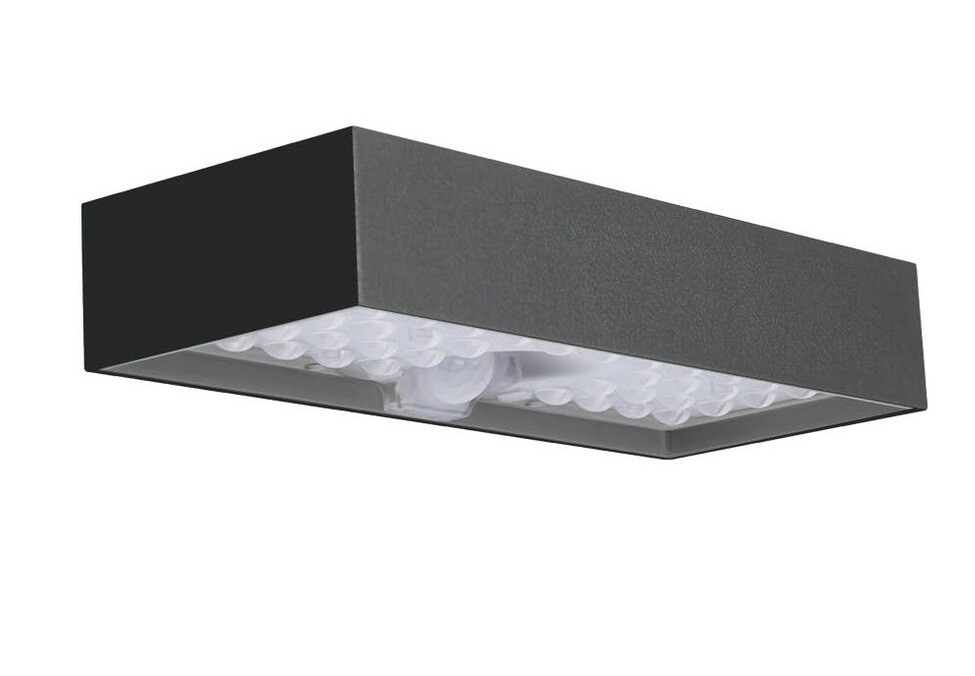 200210008 APLIQUE SOLAR LED MELOY CON SENSOR CREPUSCULAR Y MOVIMIENTO 6W 4000K IP65 GSC