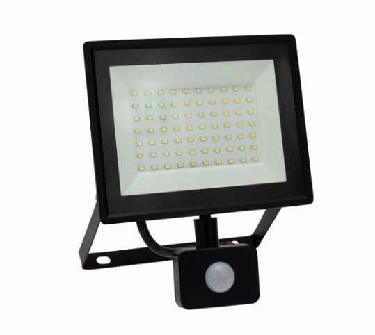 SLI029051NW PROYECTOR LED C/SENSOR NEGRO 50W 4000K