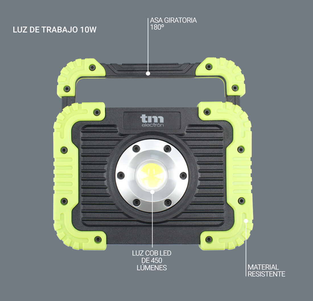 TMTOR021 MINI PROYECTOR LED 10W 6000K 3xAA TM ELECTRON