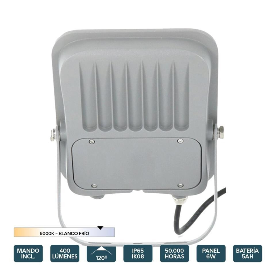 PFOS30L6G1JA PROYECTOR LED 30W 6000K CON PANEL SOLAR 7W PANALIGHT