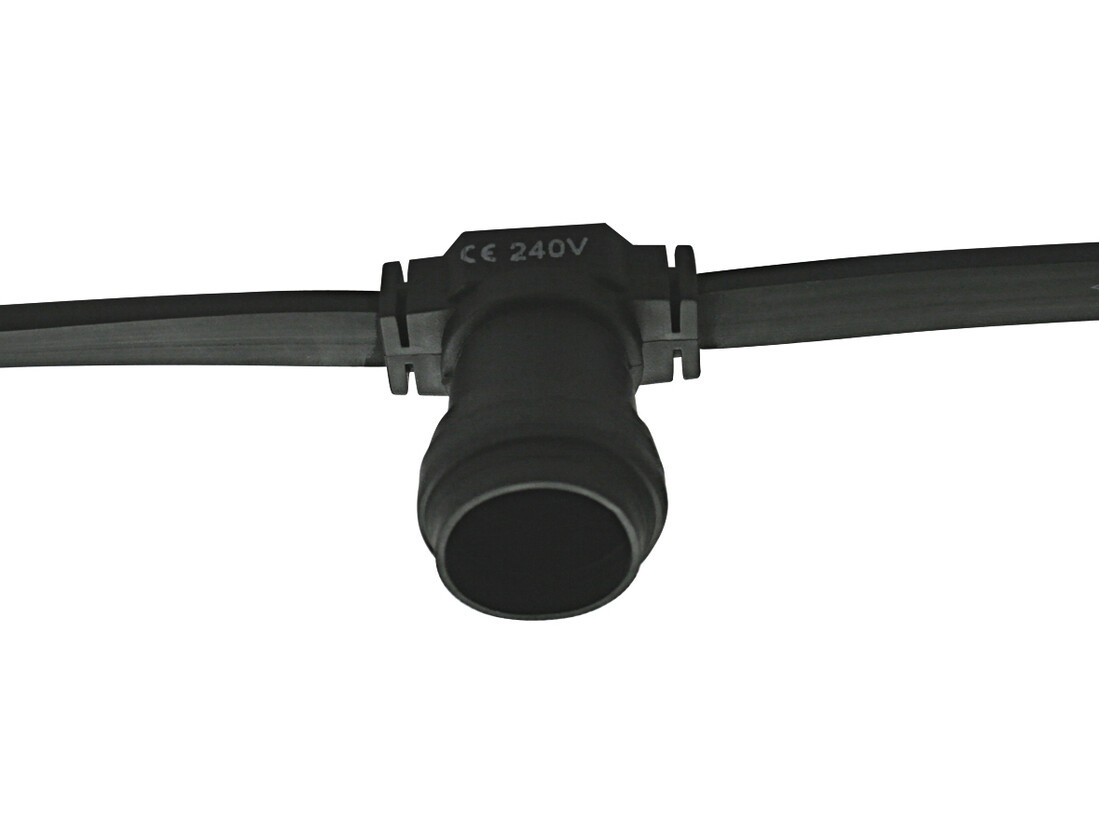 79.610/20 20m GUIRNALDA NEGRA C/20 BASES E27 IP65