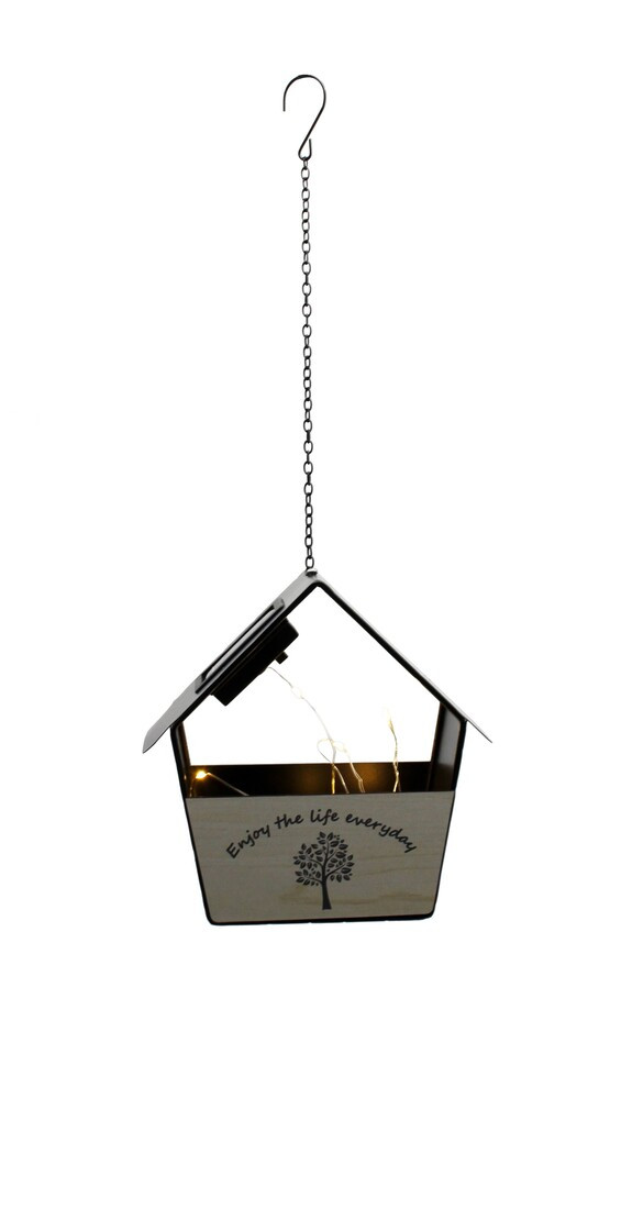 G2214 CASITA COLGANTE SOLAR DECORATIVA METALICA GALIX