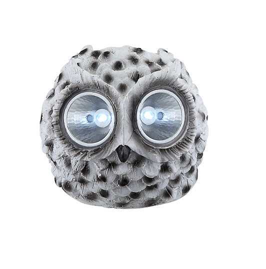 33355-12 LUZ SOLAR DECORATIVA LED BUHOS SURTIDOS IP44 GLOBO