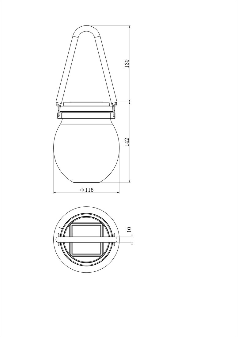 G2313 BOTE VIDRIO SOLAR DECORATIVO RGB C/ASA GALIX