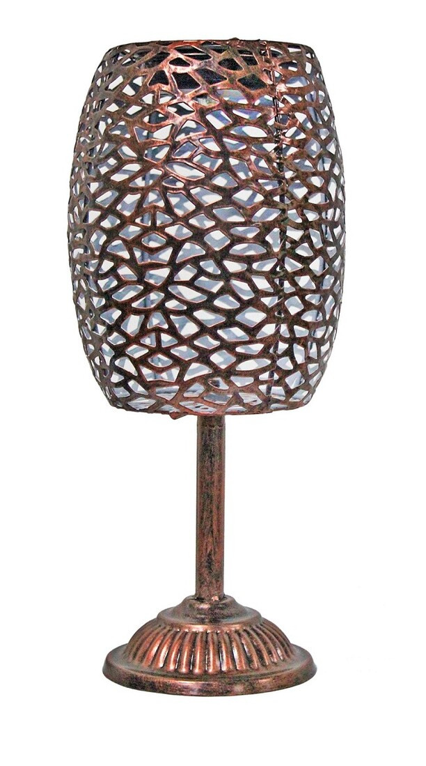 G2003 LAMPARA SOLAR SOBREMESA RETRO METALICA GALIX