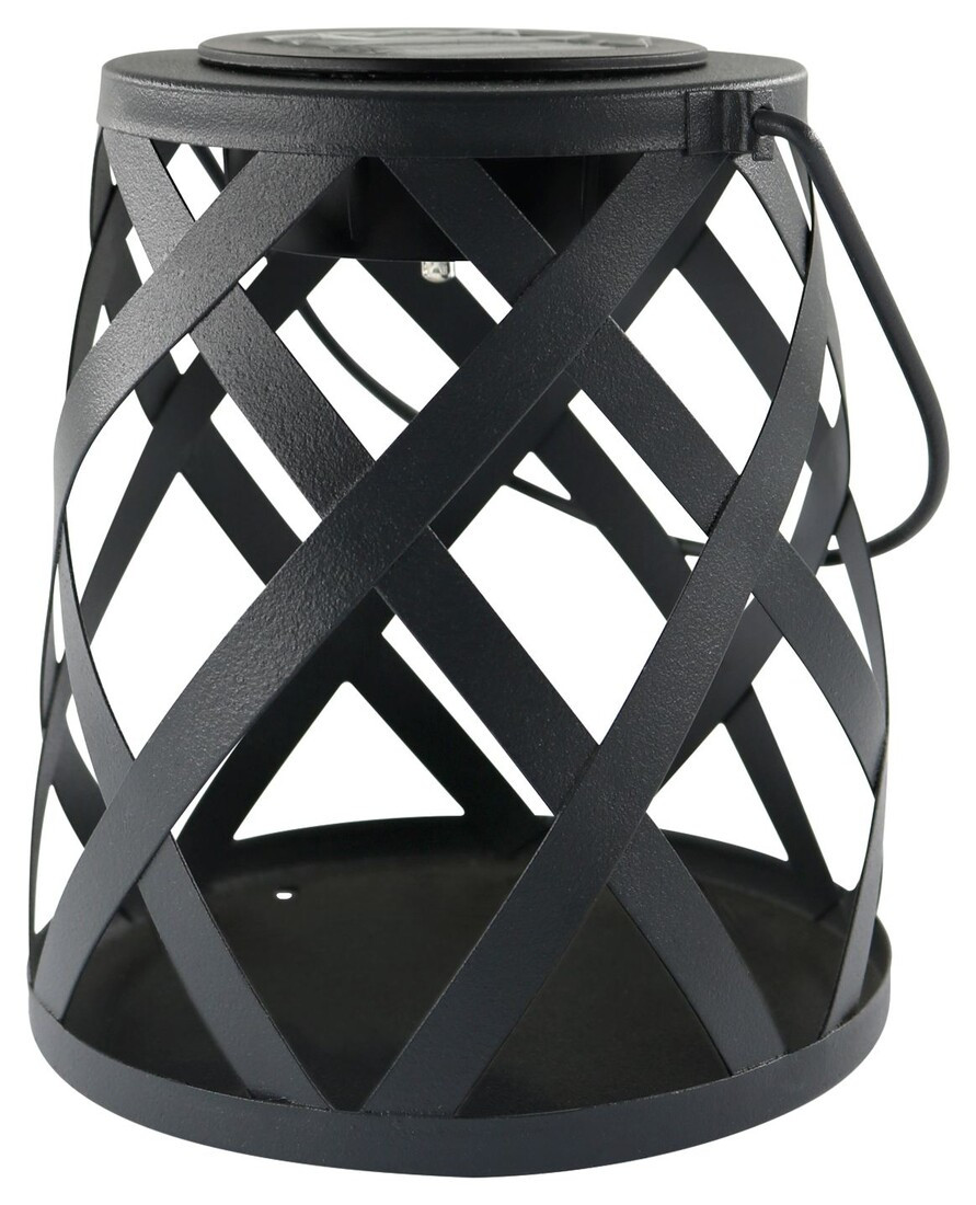 G2208 LAMPARA SOLAR DECORATIVA METALICA NEGRA GALIX