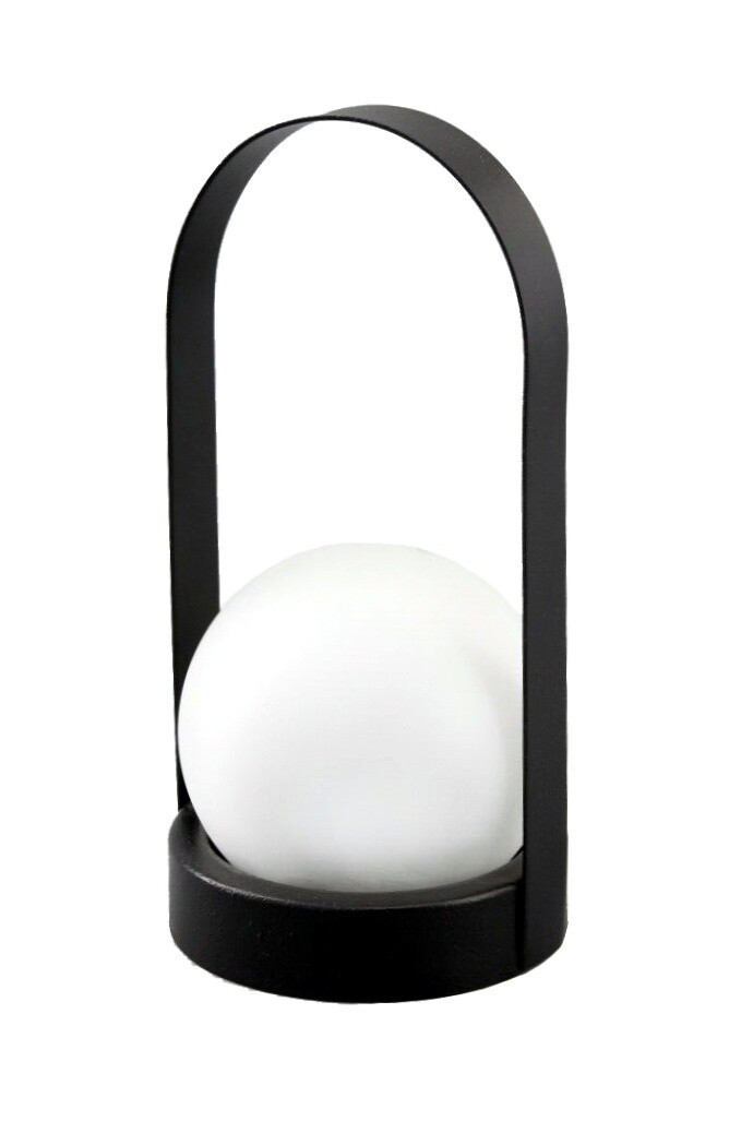 G2123 LAMPARA SOLAR PERLA C/ASA NEGRA GALIX