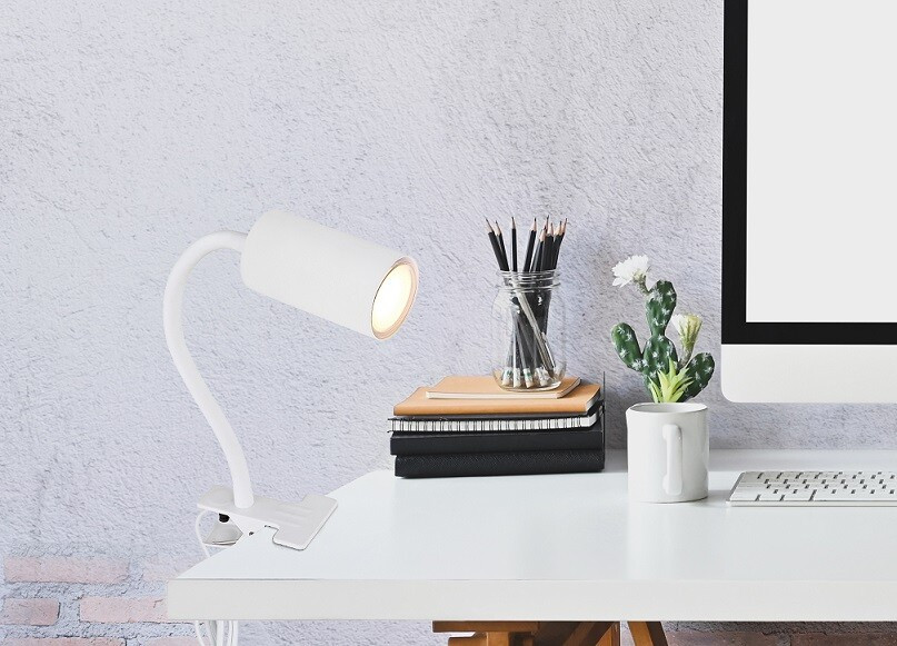 57911KW APLIQUE FOCO PARED PINZA ENCHUFABLE 1xGU10 25W 230V BLANCO ROBBY GLOBO