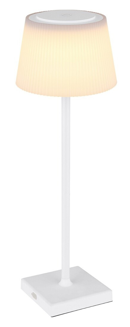 58434W LAMPARA SOBREMESA LED 4W 310Lm IP44 RECARGABLE BLANCA GREGOIR GLOBO