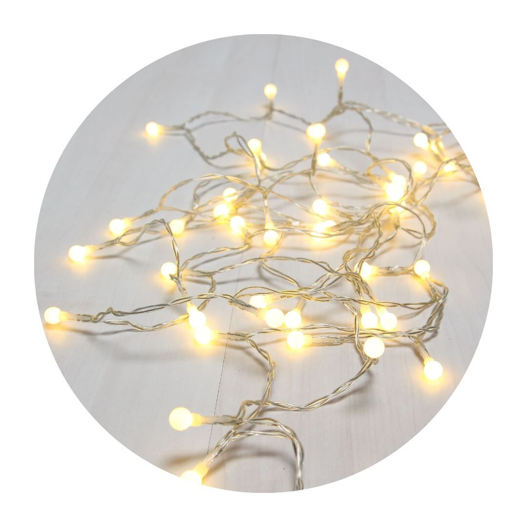 29953-20 GUIRNALDA LUCES DE CADENA LED VENUTO PLATA 1,9m IP20