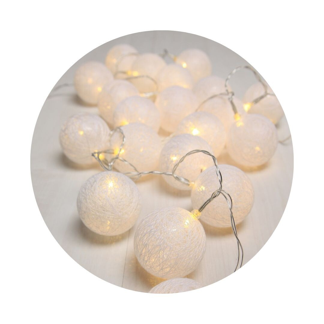 29955-20 GUIRNALDA LUCES DE CADENA LED BOMBILLA VENUTO PLATA 2,85m IP20