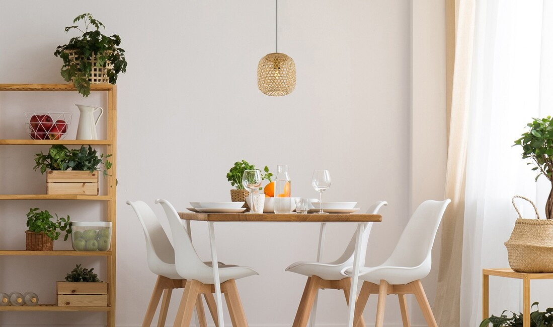 15367H LAMPARA COLGANTE BAMBU NATURAL 1XE27 60W MIRENA GLOBO