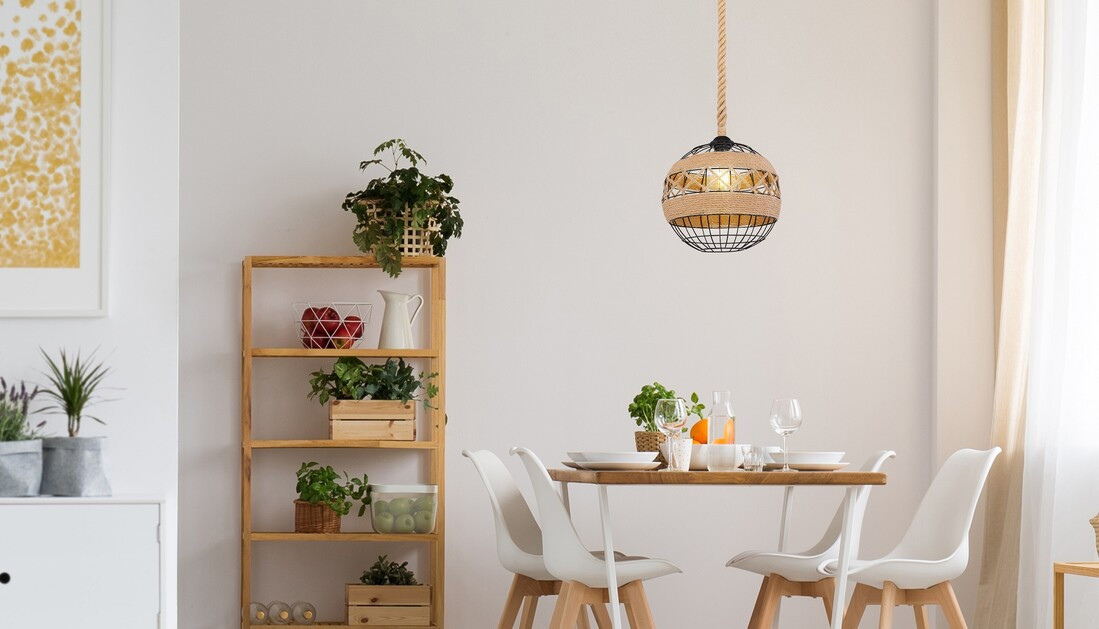 69029h1 LAMPARA COLGANTE METAL NEGRO MATE 1XE27 60W ULLEU GLOBO