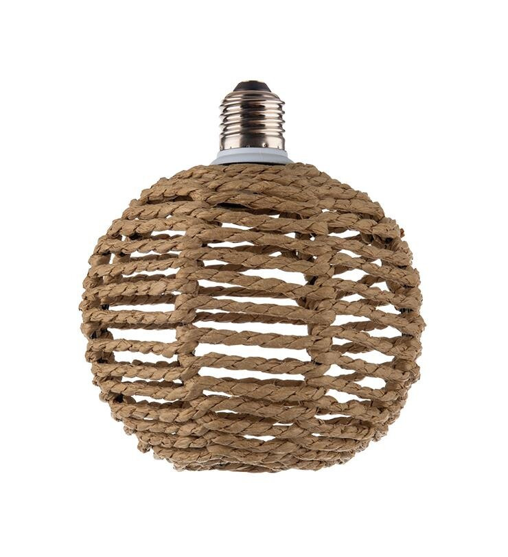 2509018 LAMPARA DE TECHO DECORATIVA LED 1xE27 4W 3000K 240Lm 120x153mm CUERDA EB