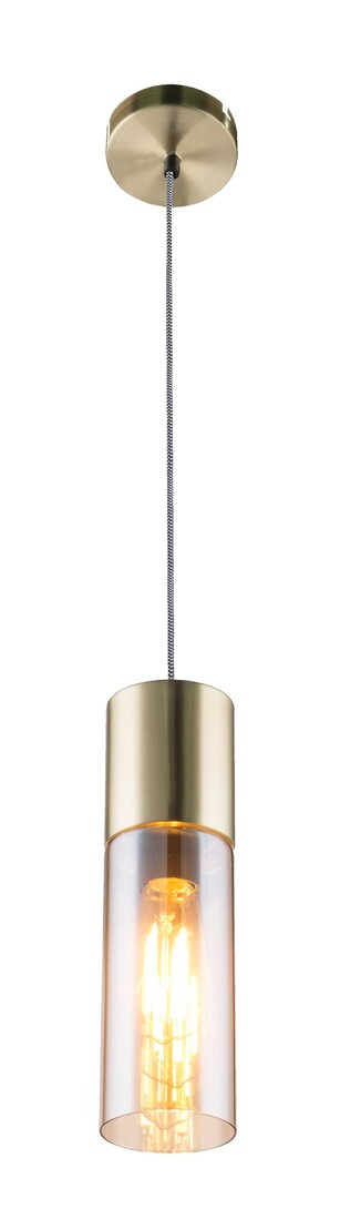 21000HM LAMPARA COLGANTE METAL LATONADO MATE 1XE27 25W ANNIKA GLOBO