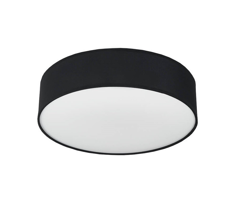 203600002 PLAFÓN TECHO DE TELA GEMENA 2XE27 NEGRO GSC