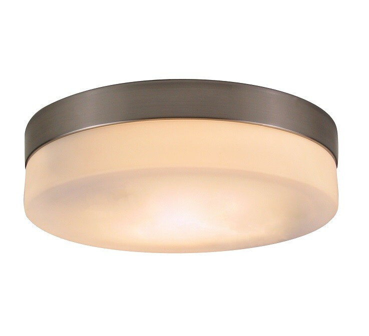 48402 PLAFON TECHO REDONDO 2xE27 40W 230V Ø240mm METAL OPAL GLOBO