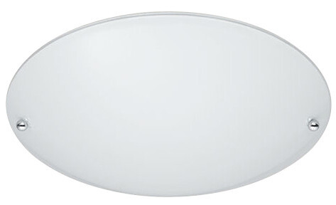 6196011-01 ROUND OPAL GLASS CEILING LAMP WHITE E27
