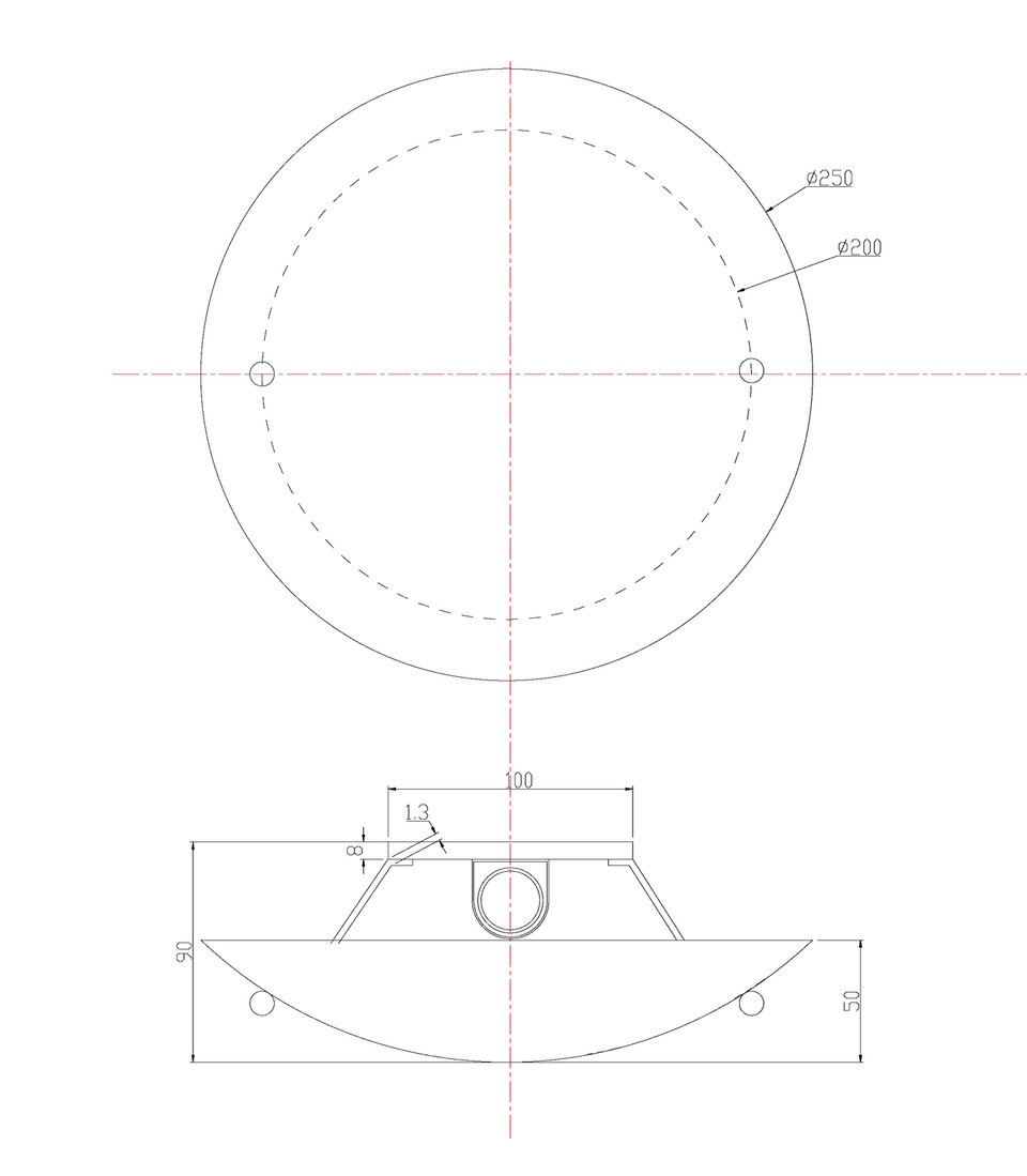 6196011-01 ROUND OPAL GLASS CEILING LAMP WHITE E27