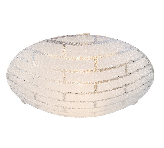 40003 PLAFON TECHO REDONDO 1xE27 60W 230V Ø250mm VIDRIO CLARO CALIMERO GLOBO