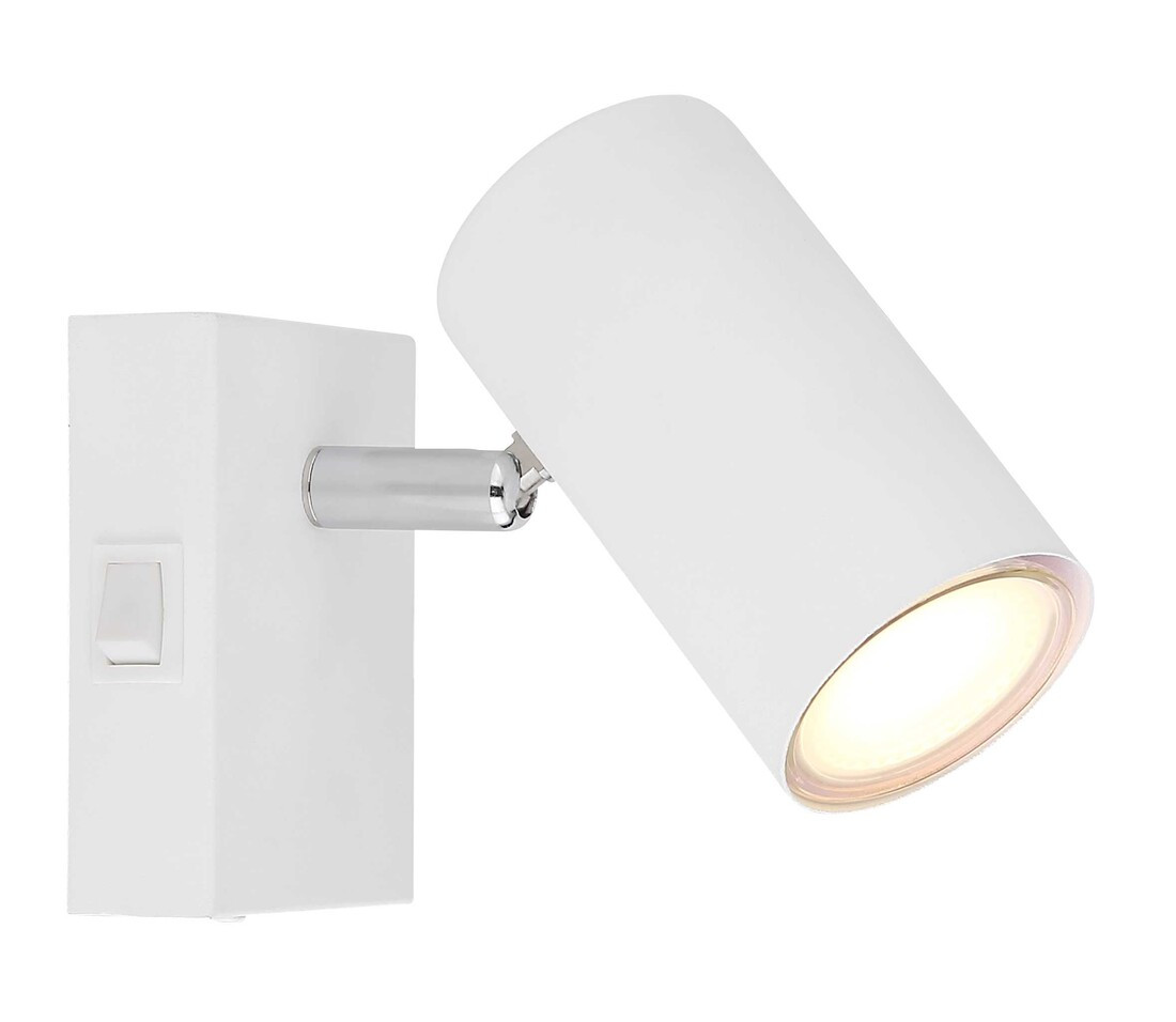 57911-1W FOCO METAL BLANCO 1XGU10 25W ROBBY GLOBO