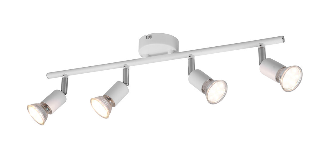 R80914031 STRIP 4 SPOTS PARIS BLANC GU10 TRIO