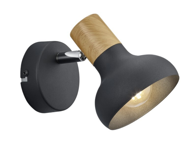 R81521032 LATIKA TRIO LAMPE 1xE14 NOIR 1xE14