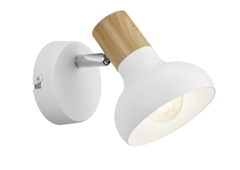 R81521031 LAMPE 1xE14 BLANC LATIKA TRIO