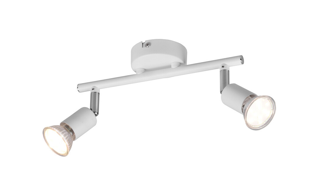 R80912031 REGLETA 2 FOCOS PARIS BLANCA GU10 TRIO