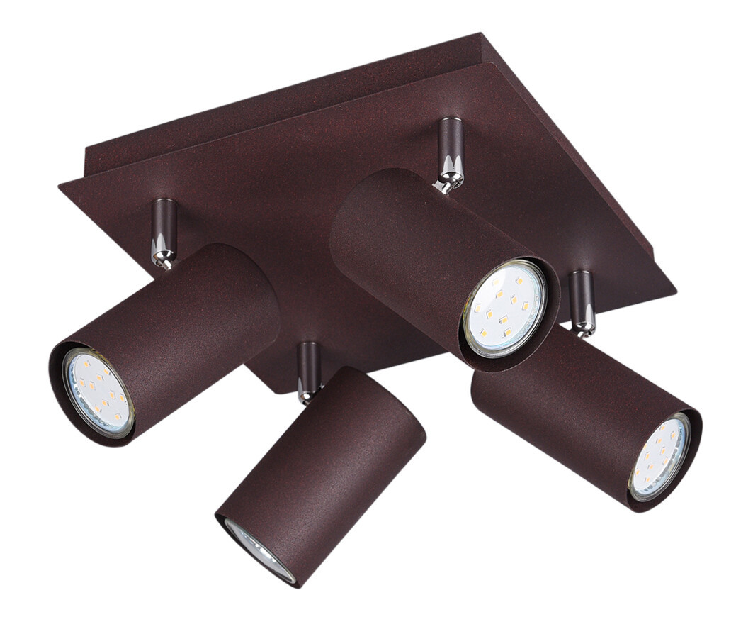 802430424 STRIP 4 SPOTS MARLEY RUST GU10 TRIO