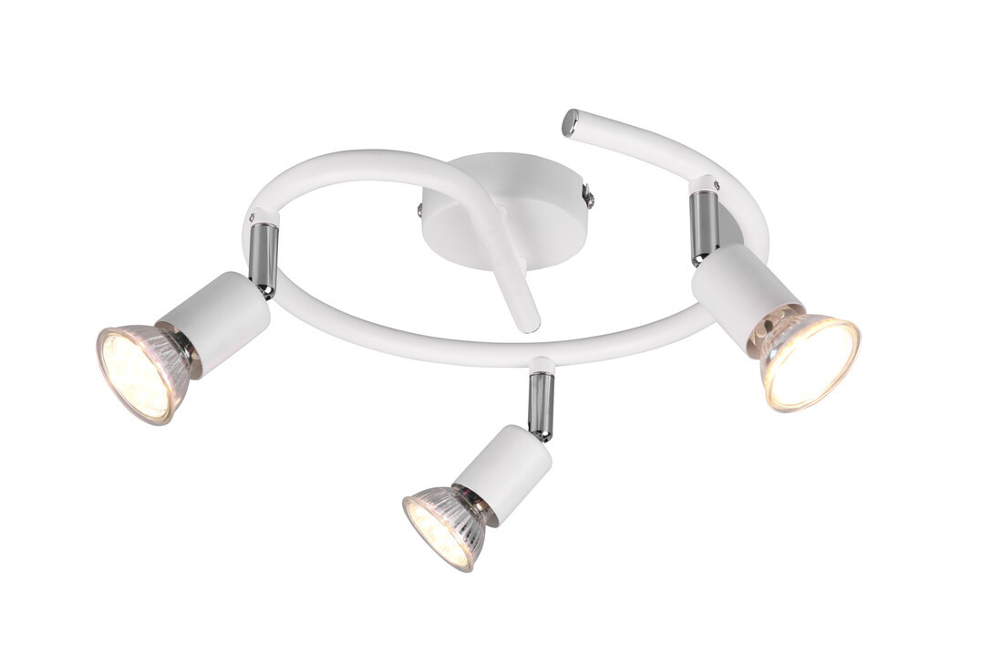 R80913931 STRIP 3 SPOTS PARIS BLANC GU10 TRIO