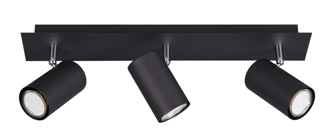 802400332 STRIP 3 SPOTS MARLEY BLACK GU10 TRIO