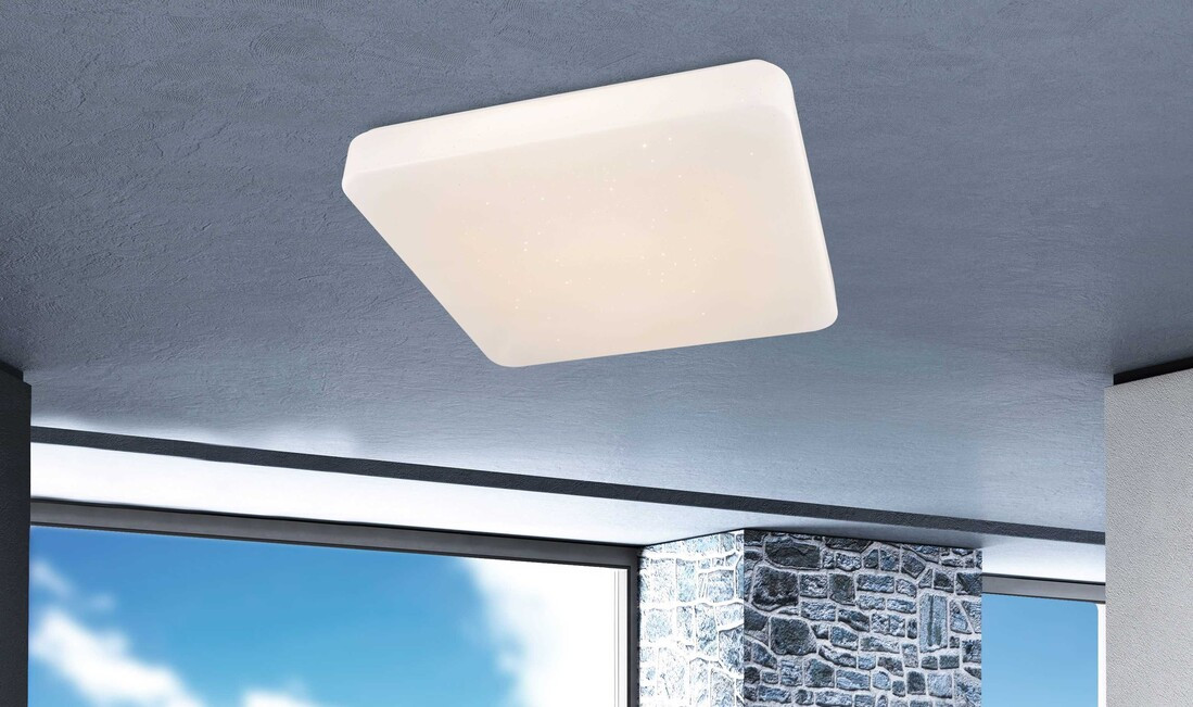 48374-24 LAMPARA DE TECHO BLANCA 1XLED 24W 4000K IP44 SAPANA GLOBO