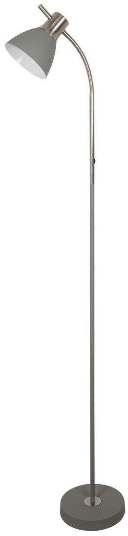 21637 LAMPARA DE PIE NIQUEL TIPO FLEXO 1XE27 YEMEN