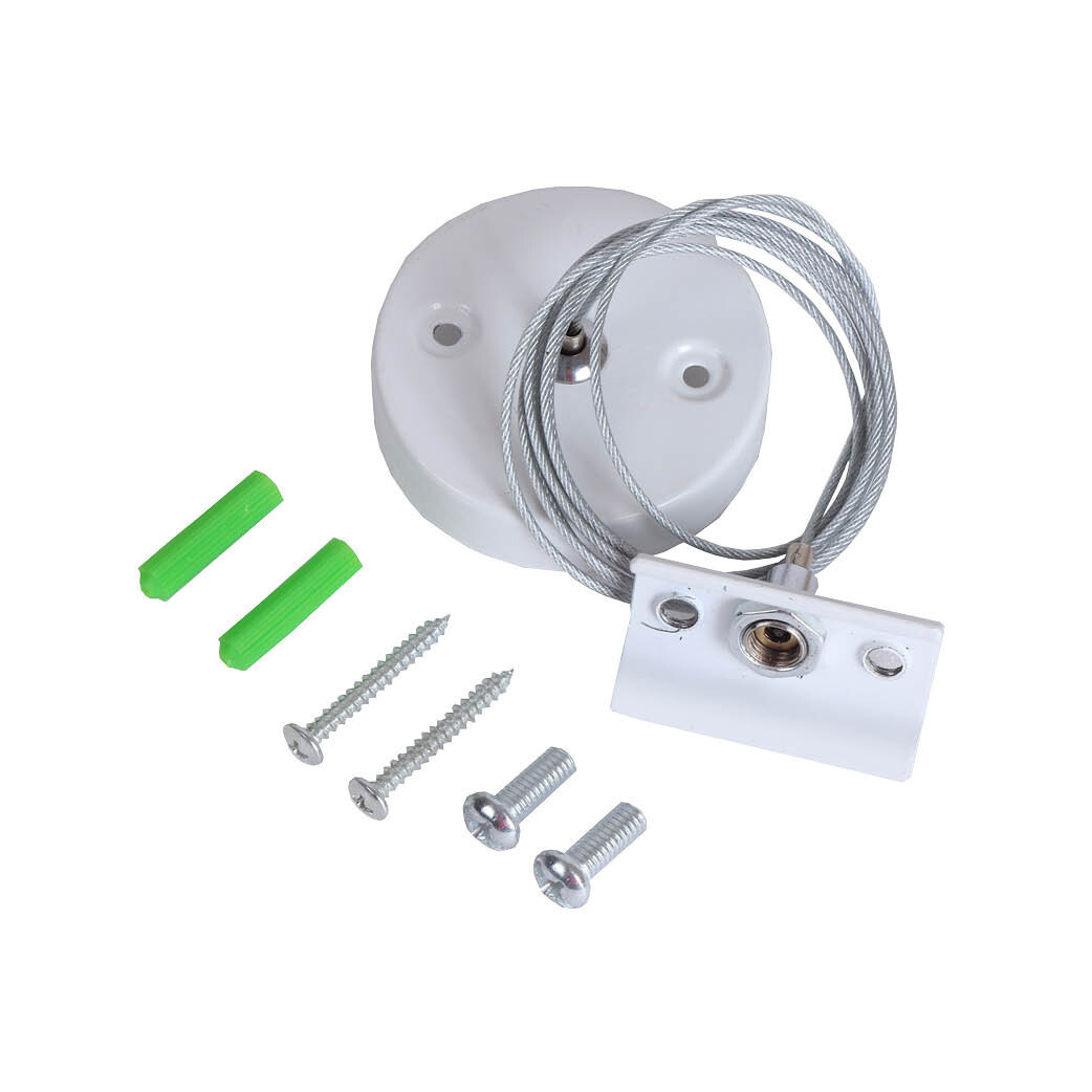202210004 KIT DE SUSPENSION CARRIL MONOFASICO BLANCO IP20 GSC