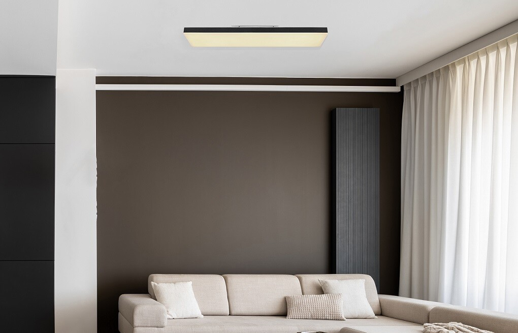 41594D4 PANEL LED CON MANDO 24W 230V 2860Lm CCT 800x200x75mm MARRON DORO GLOBO