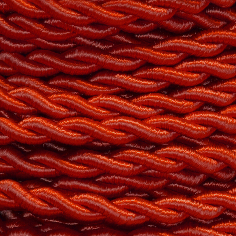 ROLLO 50m CABLE TRENZADO ROJO 2x0,75 (62)