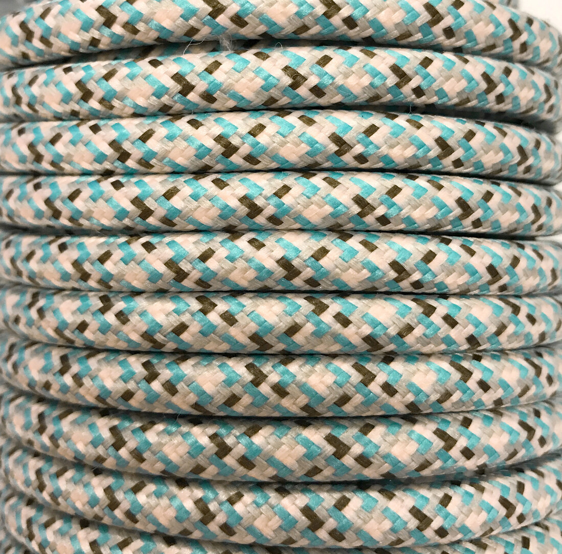 CIR62PI060 15m TEXTILE CABLE BLUE NORDIC PIXEL MAT