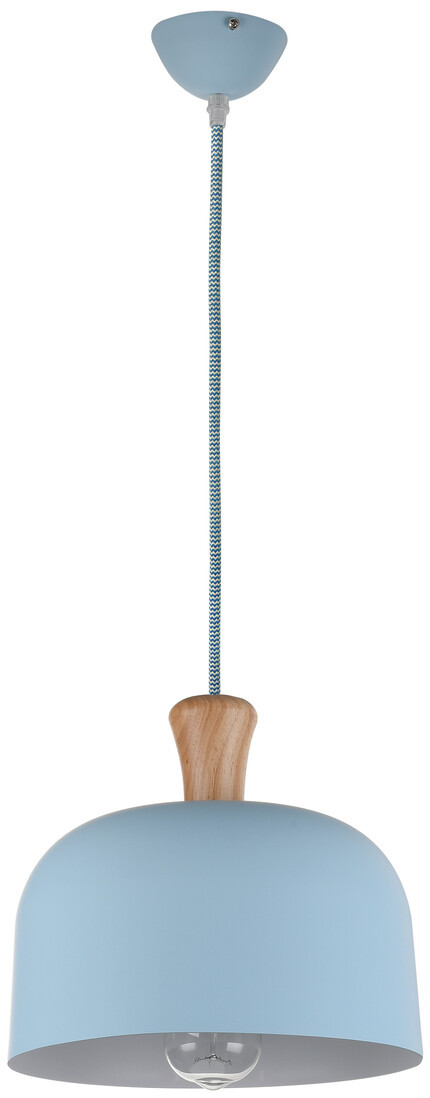 CIR62BA13 5m ZIG-ZAG BLUE COTTON TEXTILE CABLE