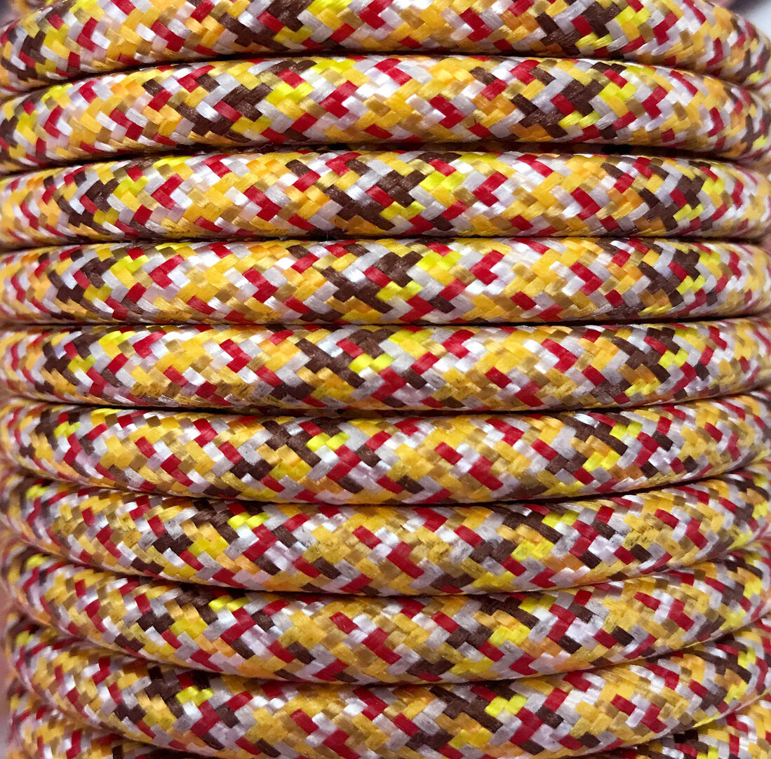 CIR62PI04 15m ORANGE ORANGE TEXTILE CABLE PIXEL